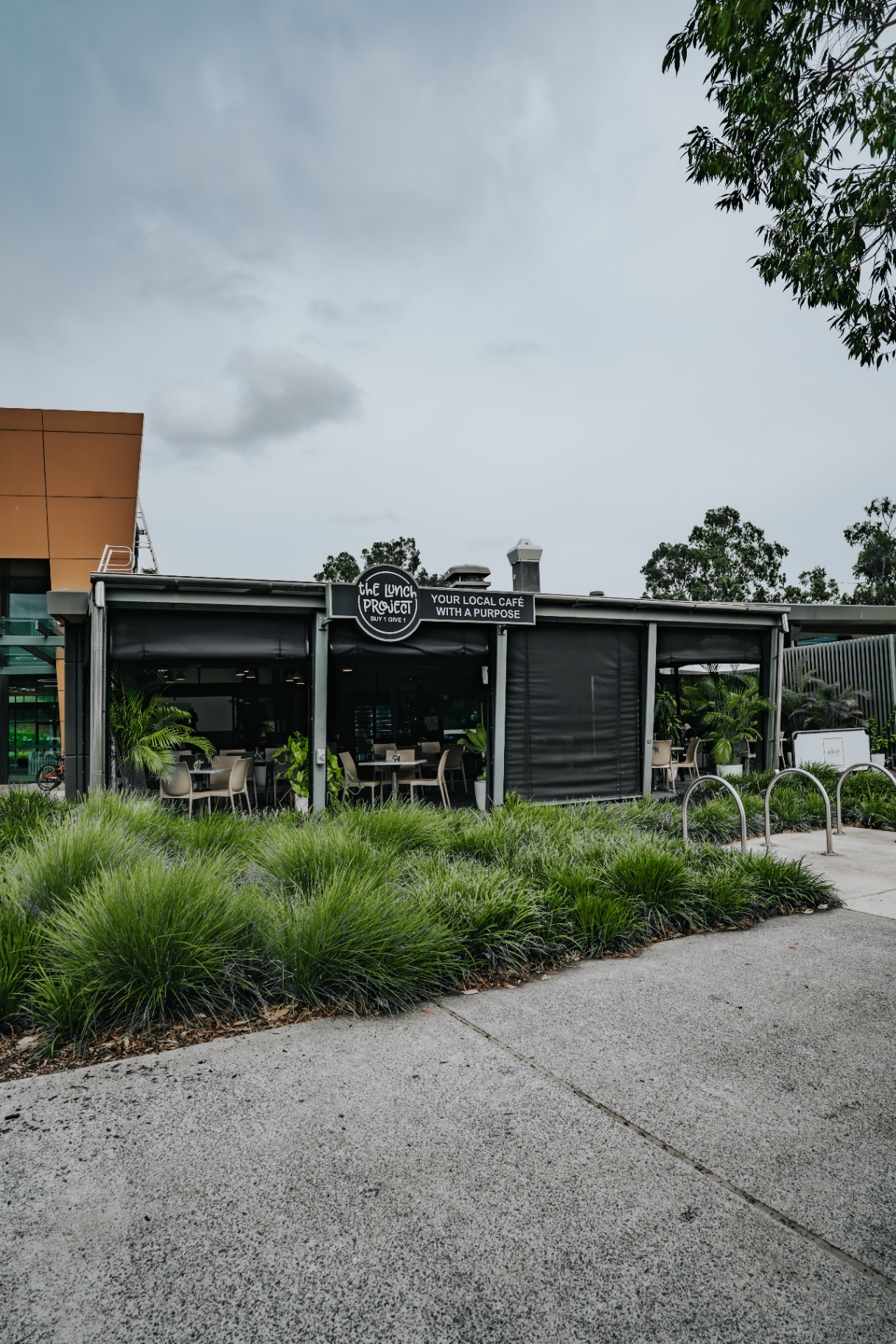 Exterior of The Lunch Project café — your local café with a purpose